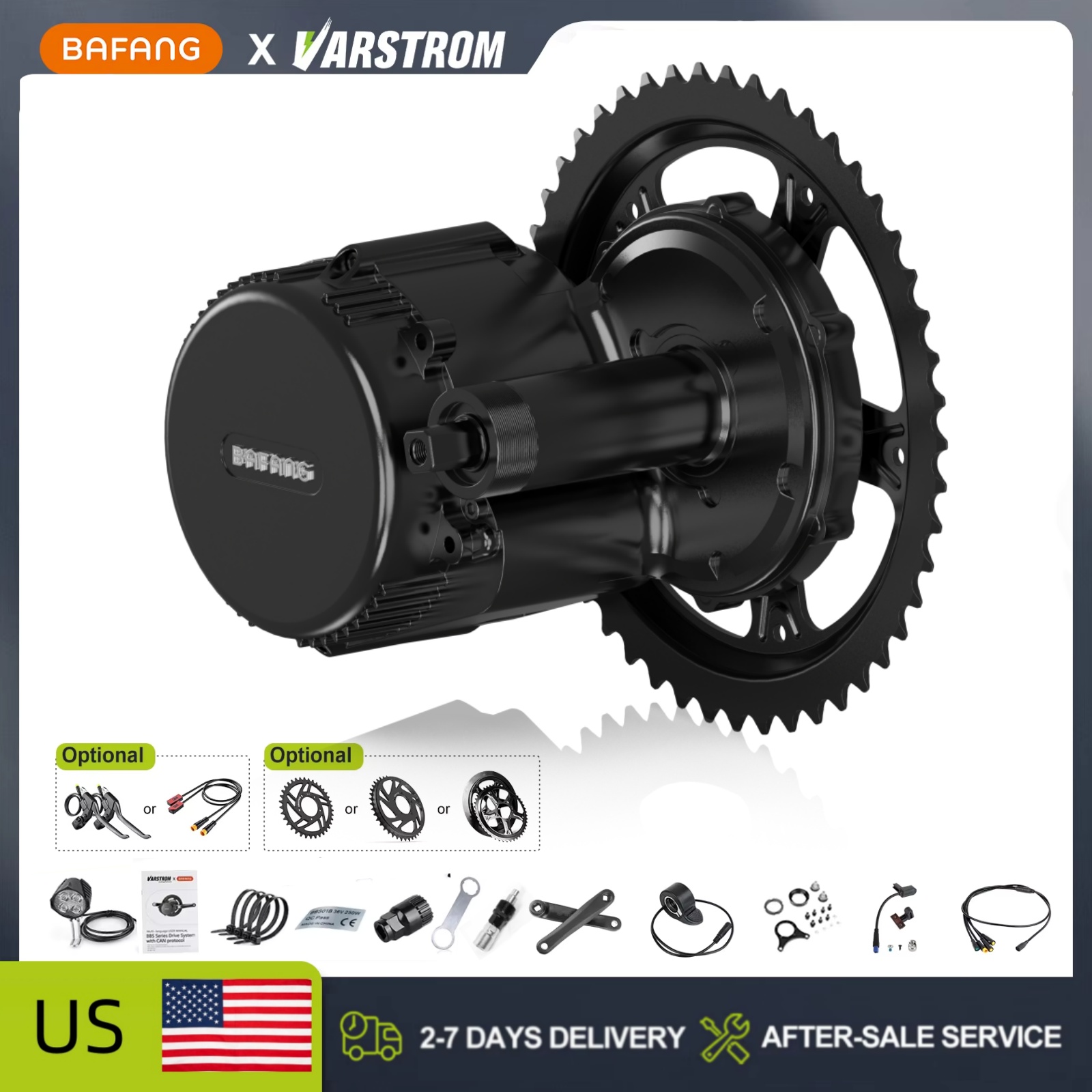 Bafang Bbs02B 48V 750W Mid Drive Kit - BAFANG 48V 500W 750W middenmotorset BBS02B