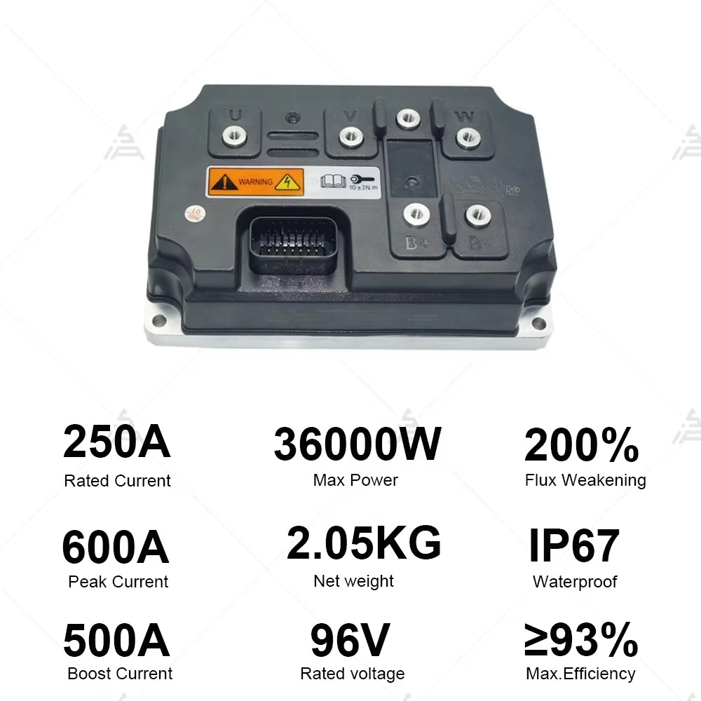 Programmable Bldc Motor Controller 96V - EM260SGTP-CAN-96V: krachtige BLDC-motorcontroller voor programmeerbare elektrische