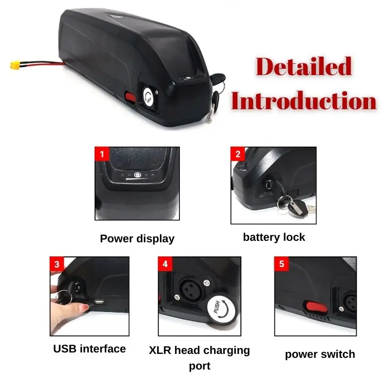 Hailong-batterij, 36V, 48V, 52 - Ebike Battery 48V 20Ah Hailong recensie en prijs