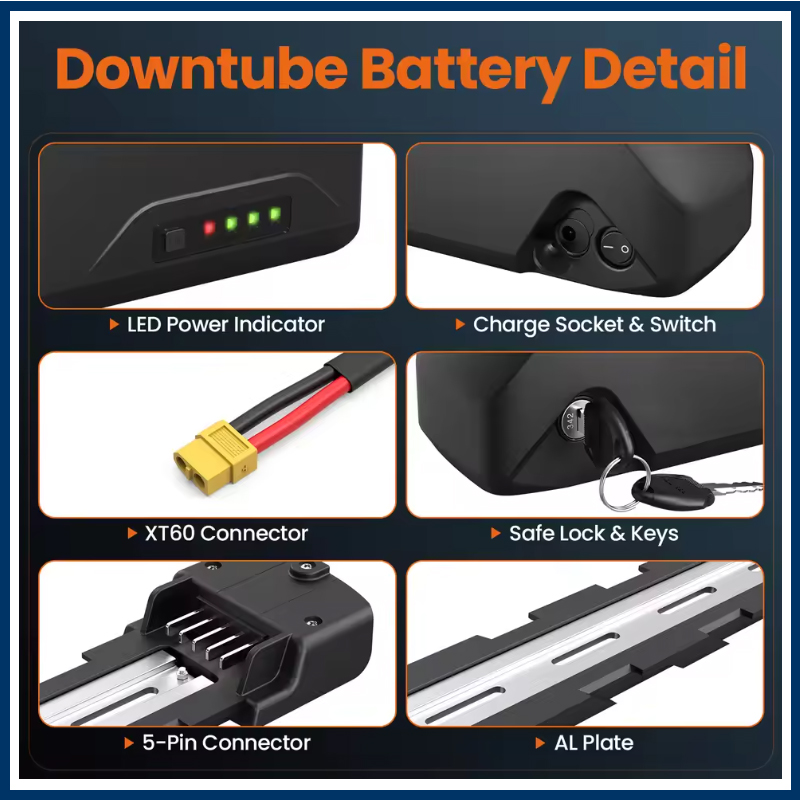 Elektrische fiets Polly DownTu - Electric Bicycle Battery 72V 30Ah recensie en prijs