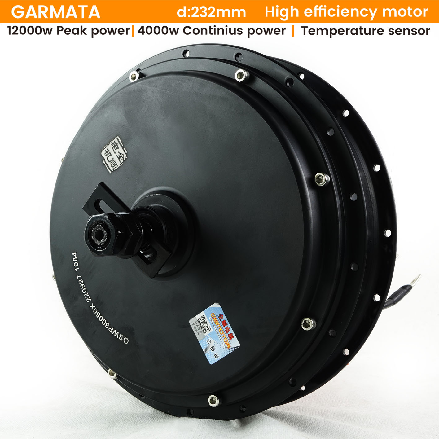 Qs Brushless Hub Motor Ebike M - 72V 5000W Hub Motor Kit recensie en prijs