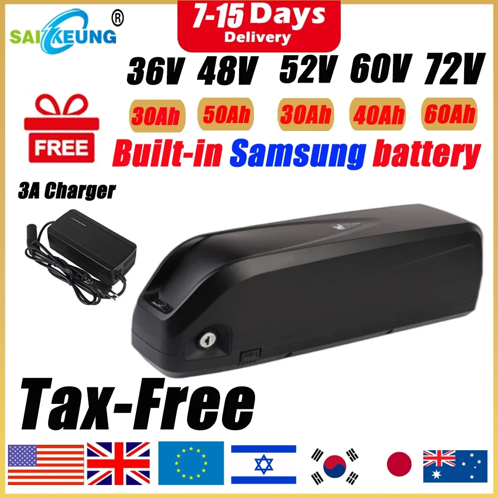 Hailong Polly 48V 52V 60V 36V  - Electric Bicycle Battery 72V 30Ah recensie en prijs